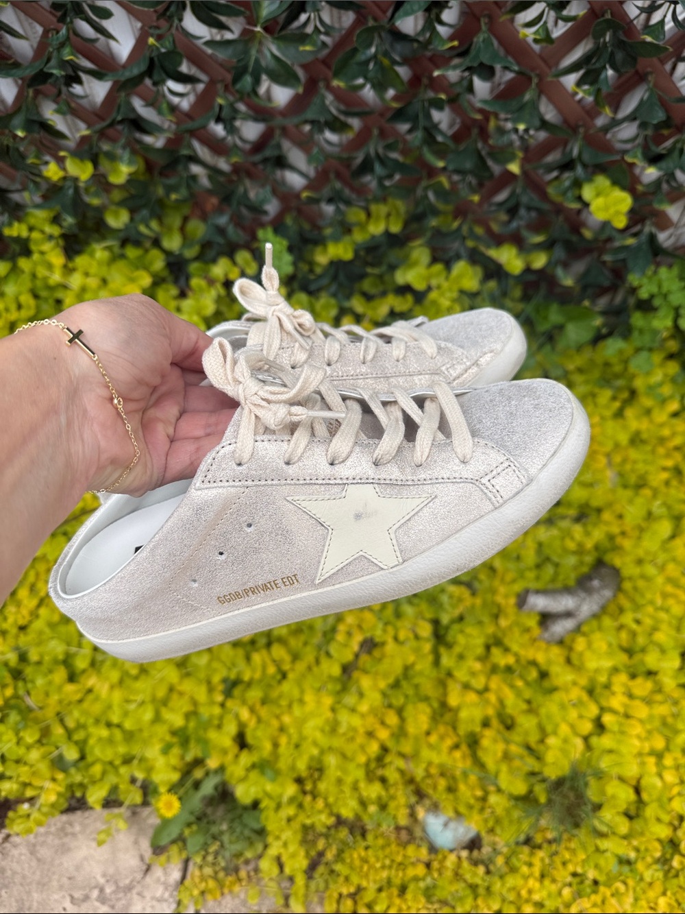 Golden Goose LMTD EDT metallic gold sneaker